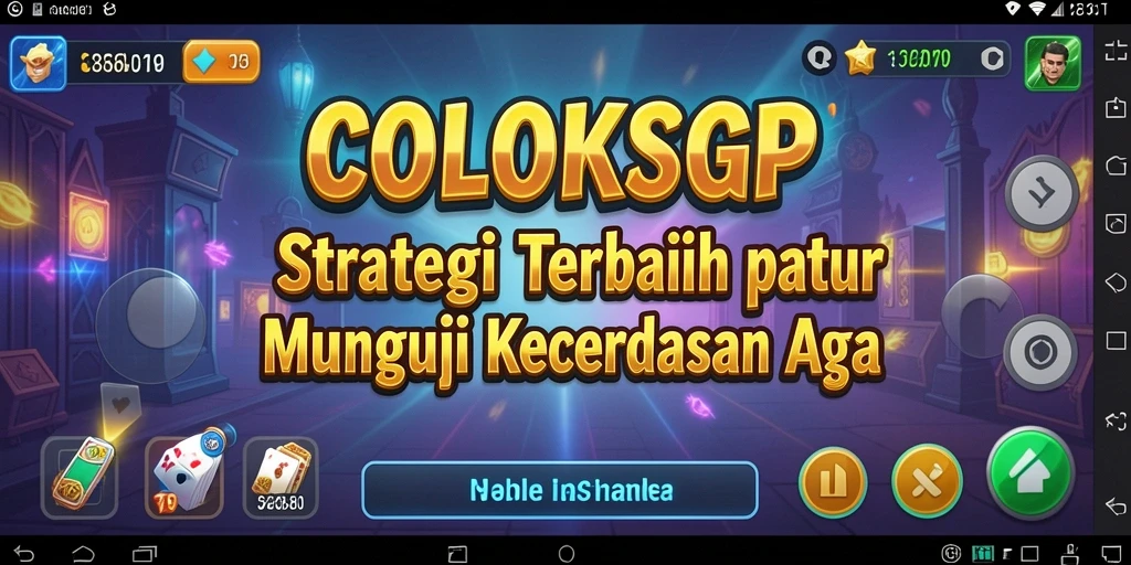 Screenshot COLOKSGP menunjukkan gameplay yang menegangkan dan strategis.