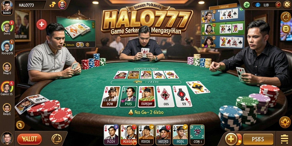 Tampilan gameplay seru HALO777 dengan antarmuka yang menarik.