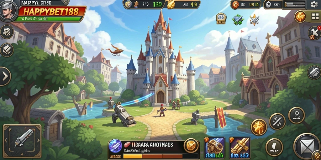 Gameplay menarik dari <strong>HAPPYBET188</strong> menunjukkan strategi menara pertahanan yang epik.