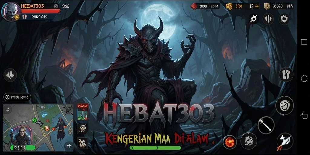 Gameplay HEBAT303 yang mencekam dengan suasana seram.