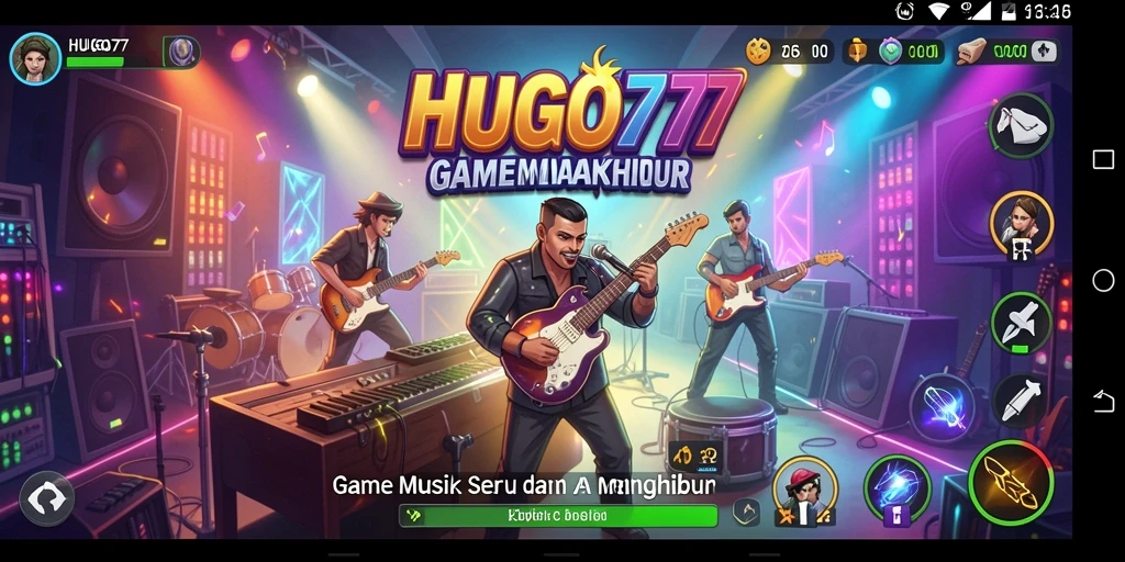 Tampilan permainan HUGO77 yang seru dan interaktif.