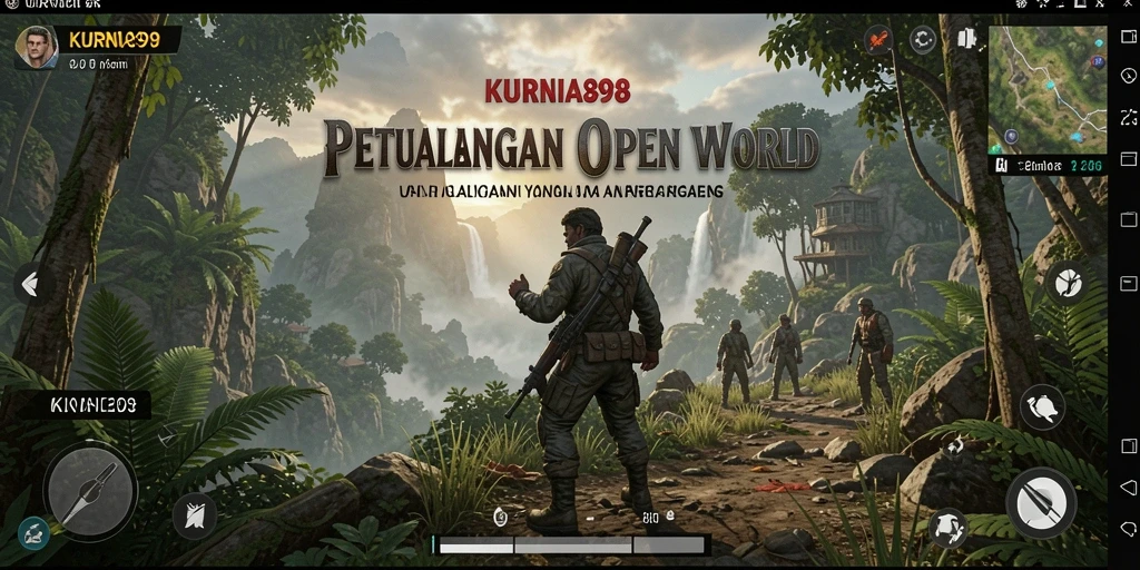 Screenshot KURNIA898 menampilkan aksi seru dalam dunia Open World.