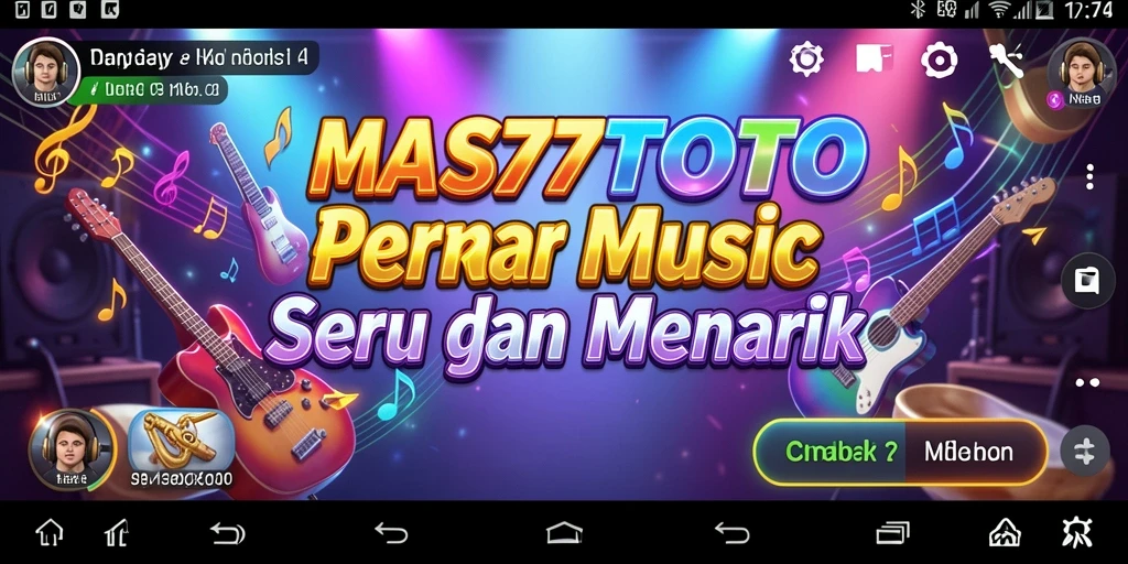 Tampilan gameplay <strong>MAS77TOTO</strong> yang menarik saat bermain musik.