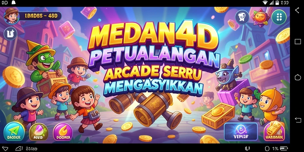 Tangkapan layar utama MEDAN4D menunjukkan aksi gameplay yang berwarna-warni dan mengasyikkan.